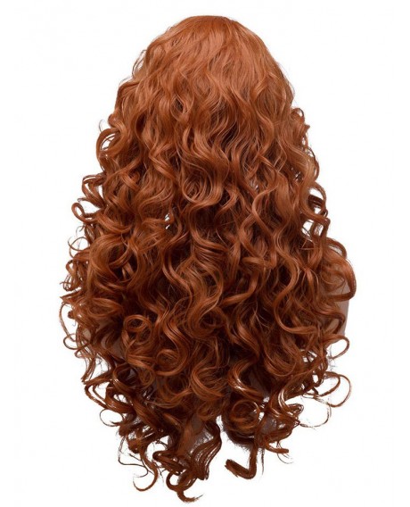 Curly Long Synthetic Wig - Chocolate 22inch