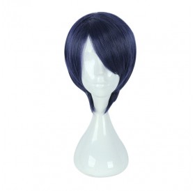 （Persona 5 Yusuke Kitagawa） Cosplay Wig - Blue 14inch