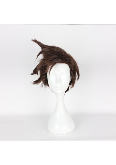 (Overwatch Tracer) Cosplay Wig - Brown 14inch