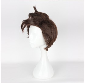 (Overwatch Tracer) Cosplay Wig - Brown 14inch