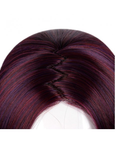 （Onmyoji Vampira） Gradient Color Cosplay Wig - Multi-a 39inch