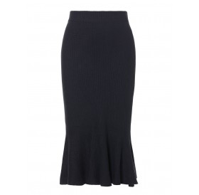 Fishtail Slim Skirt - Black One Size