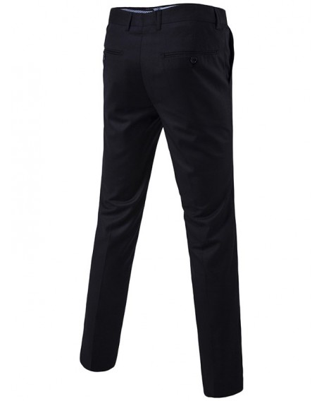 Business Casual Suit Groomsmen Wedding - Black 3xl